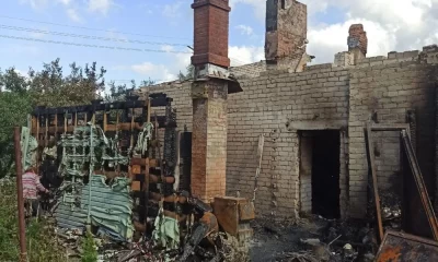 Крупный пожар уничтожил дом в Ярославской области
