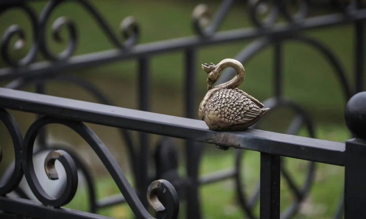 В рыбинском Карякинском саду появилась Царевна-лебедь