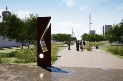 На аллее Ивана Ткаченко появились таблички об истории &laquo;Локомотива&raquo;