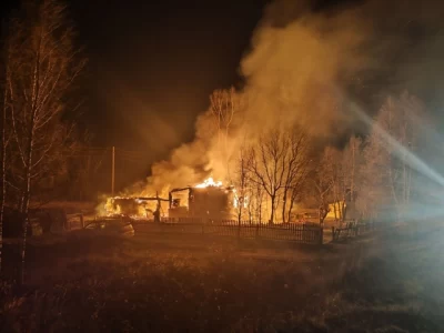 В Ярославской области сгорел дом многодетной мамы