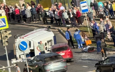 В Ярославской области в ДТП опрокинулась &laquo;Скорая&raquo; с пациентом