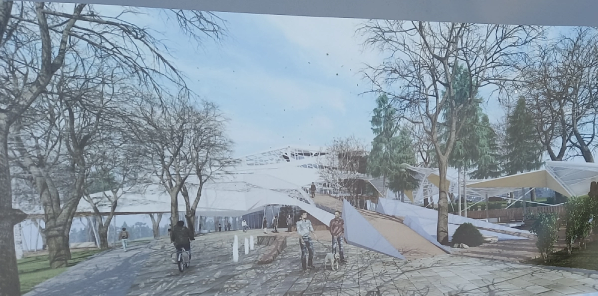 В Ярославле рядом с Тверицким пляжем строят необычный ресторанный комплекс