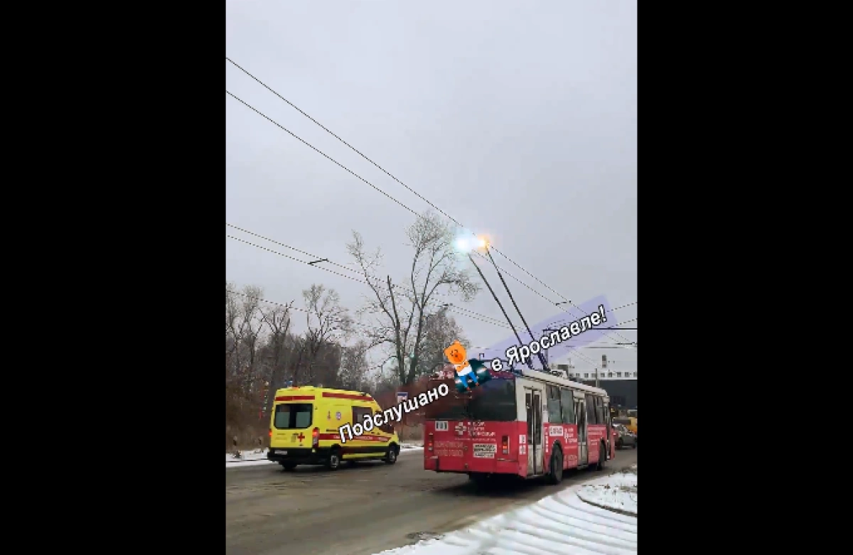 В Ярославле ледяной дождь вызвал затруднения в движении троллейбусов &nbsp;