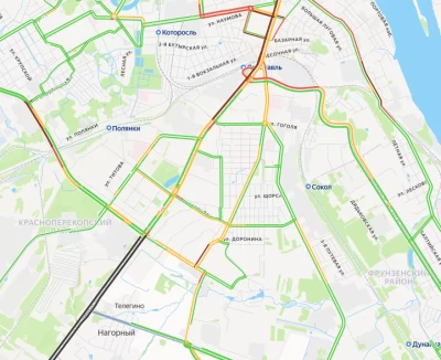 В Ярославле из-за перекрытия Московского проспекта меняют маршруты автобусов