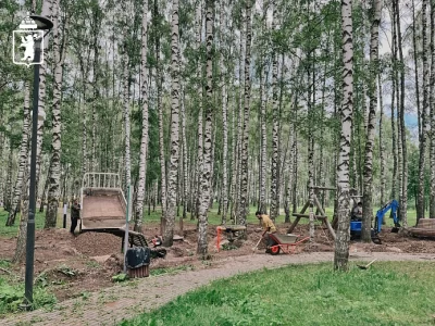 В Ярославле продолжают доделывать парк Судостроителей