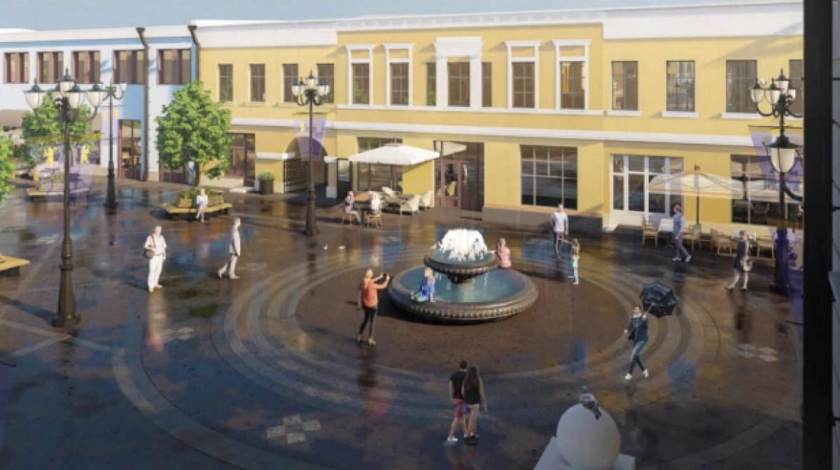 &laquo;Фонтан и деревья в кадках&raquo;: ярославцам показали вид пешеходной Депутатской улицы