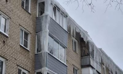 В Ярославле управляющие компании штрафуют за сосульки на крышах