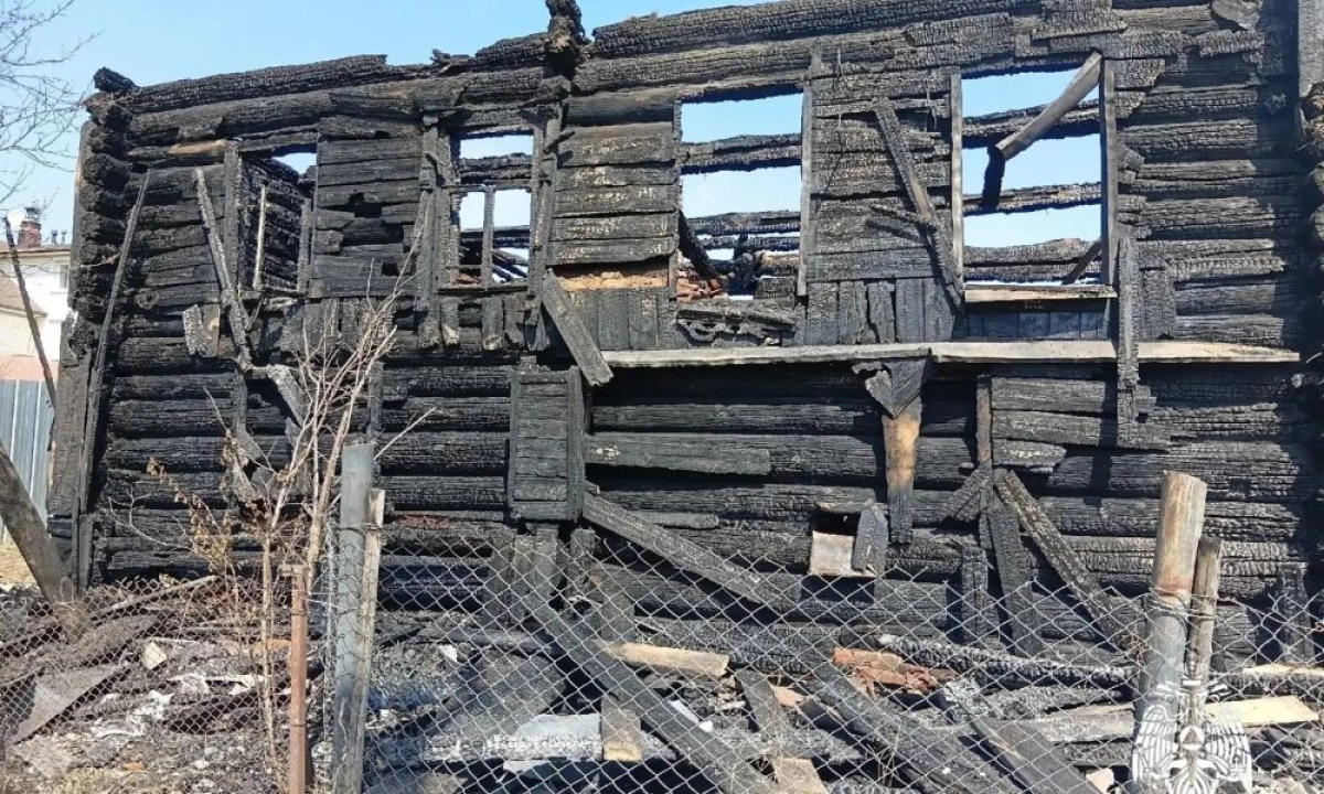 В деревне под Тутаевом сгорел жилой дом