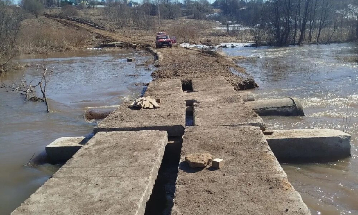 На территории Ярославской области зафиксированы случаи подтопления дорог