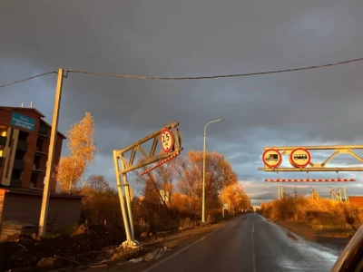 Ярославцы сообщают о новой поломке рамки-ограничителя в Ивняках