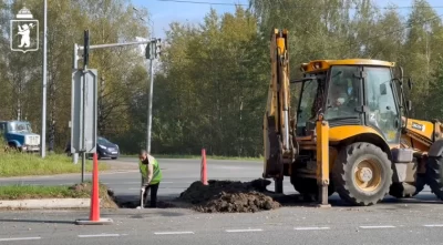 В Ярославле начался ремонт на участке проспекта Фрунзе