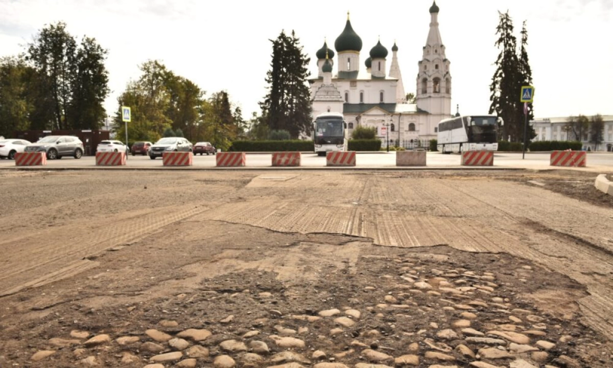 В центре Ярославля сохранят булыжную мостовую