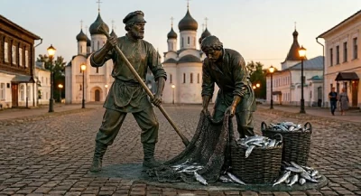 В Ярославской области хотят установить скульптурную композицию &laquo;Рыбаки&raquo;