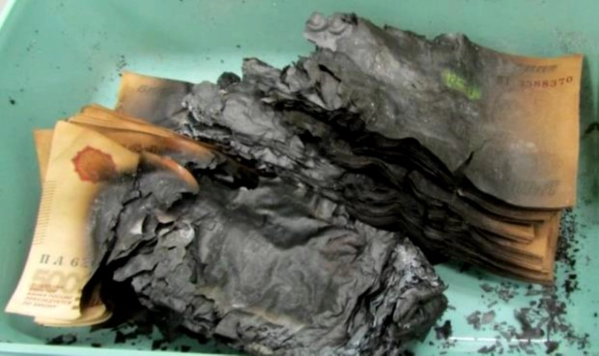 Ярославна смогла вернуть поврежденные пожаром деньги