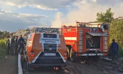 На горящий мусорный полигон под Ростовом Великим привлекли дополнительные силы