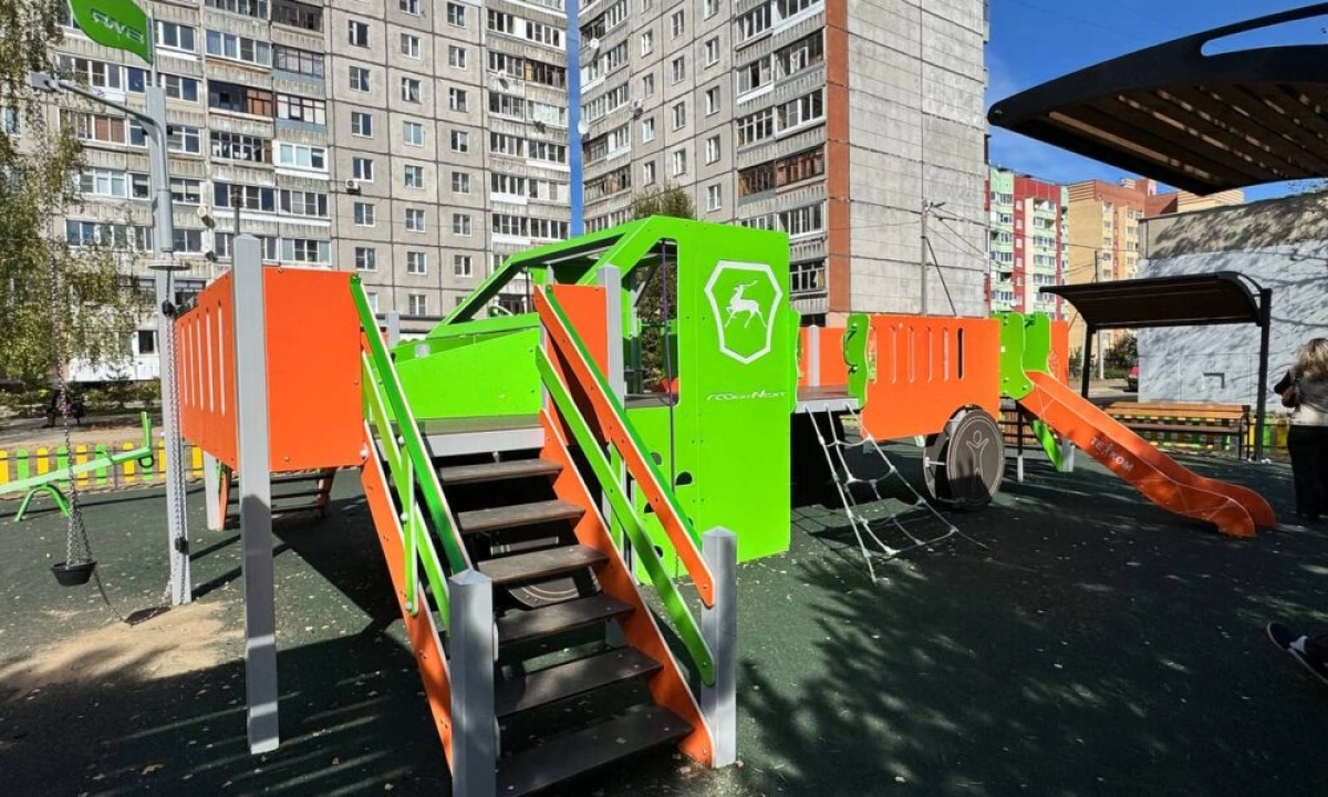 В Ярославле открылись новые детские площадки
