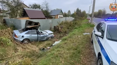 Под Ярославлем на дороге у села Толгоболь погиб водитель легковушки