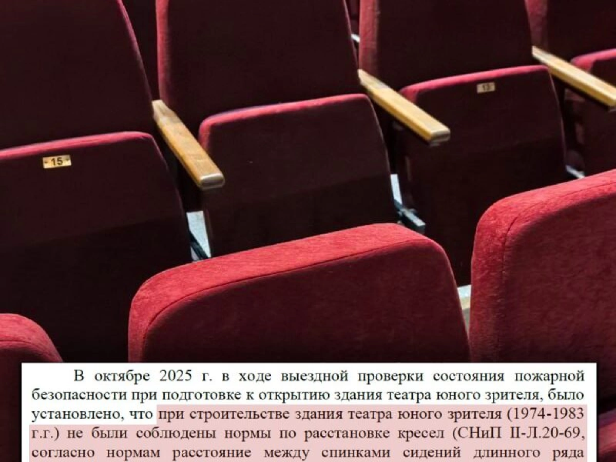 Двойные расходы на кресла в ярославском ТЮЗе списали на советских строителей